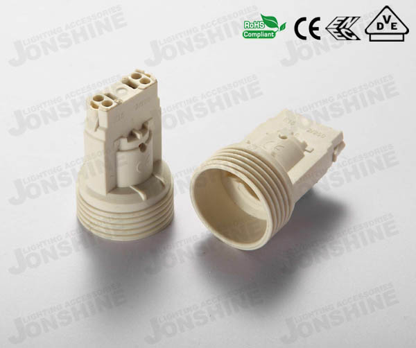 Plastic lampholder E14-201S