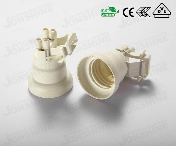 Plastic lampholder E27-106S