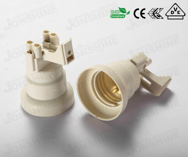 Plastic lampholder E27-105S